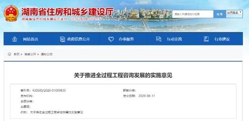 湖南 2021年起,政府 國有資金投資新建項(xiàng)目全面采用全過程工程咨詢